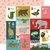 Papel bi-faz Animal Safari Animal Alphabet Cards A-L 30,5 x 30,5 cm Carta Bella