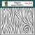 Stencil Zebra Stripe 15,24 cm x 15,24 cm Echo Park Paper