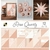 Block Cartulinas 36 hojas con foil Para Scrap 30x30 DCWV Rose Quartz