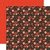 Papel bi-faz Garden Rose Spray/Coral & Red 30,5 x 30,5 cm Carta Bella