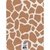 Fieltro impreso Giraffe Brown 30,4cm x 22,2cm