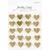 Set 20 Stickers con resina Garden Party Gold Glitter Maggie Holmes