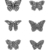 Mariposas metalicas Butterflies x 6 Unidades Tim Holtz - comprar online