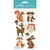 8 Stickers Tridimensionales de Animalitos Woodland Felt Animals Jolees