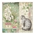 Papel bifaz Cat & Vase, Orchids & Cats 30,5 x 30,5cm Stamperia - comprar online