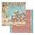 Papel bifaz Houses, Christmas Patchwork 30,5 x 30,5cm Stamperia