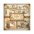 Block 22 Papeles Simple-faz Golden Harmony 30 x 30cm Stamperia