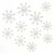 Botones decorativos Pearl Snowflakes Dress it Up