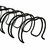 Anillos espirales metalicos Negro D14,3mm ( 9/16" ) x 4 unidades Renz