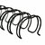Anillos espirales metalicos Negro D25,4mm ( 1" ) x 4 unidades Renz
