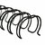 Anillos espirales metalicos Negro D32mm ( 1-1/4" ) x 4 unidades Renz