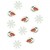 Botones decorativos Snowman Faces Dress it Up - comprar online