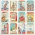 Papel bifaz Cards, Christmas Patchwork 30,5 x 30,5cm Stamperia - comprar online