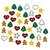 Botones decorativos itty Bitty Cut Out Cookies Dress it Up