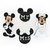 Botones decorativos Mickey and Minnie Wedding Dress it Up - comprar online