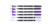 Set 6 Marcadores doble punta fina y pincel Purple Tombow - tienda online