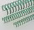 Anillos espirales metalicos Verde D19mm (3/4") x 4 unidades Renz