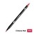 Marcador punta pincel Dual Brush 856 Chinese Red Tombow - comprar online
