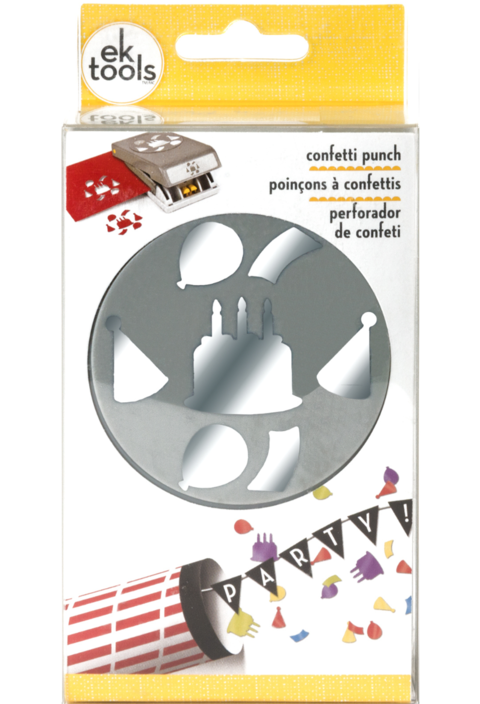 Punch Troqueladora birthday Confetti para cumpleanos Ek Tools