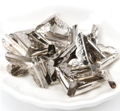 Set 8 Esquineros Metalicos Delicate Silver Grande OH MY
