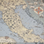 Mapa Italia Pictórico 46x46 cm - tienda online