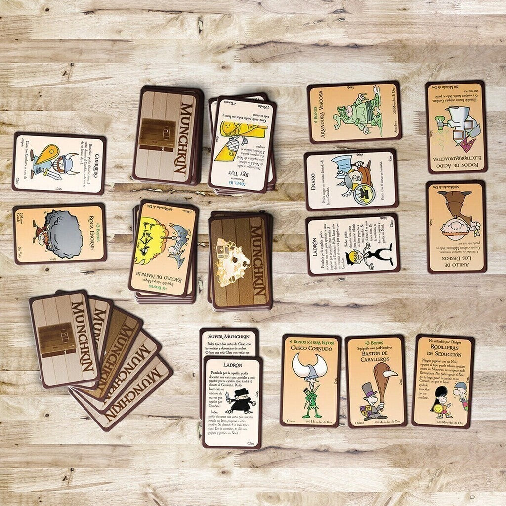 Munchkin Juego Cartas Rol Mesa Versión Buró Steve Jackson