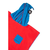 Poncho Beach Kids S 75x65 cm Origami - comprar online