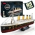 Puzzle 3D LED Titanic 266 Piezas - comprar online