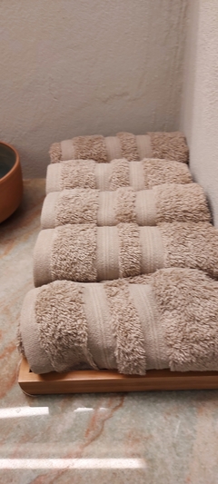 Imagen de Set de toallón y toalla Espalma algodón egipcio 550 g/m2