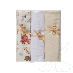 Imagen de Set de 3 Babitas de toalla para bebé