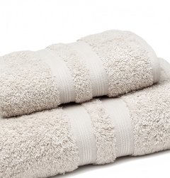 Set de toallón y toalla Espalma algodón egipcio 550 g/m2 - Luna Deco