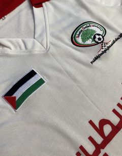 Camisa Retrô Palestina Branca Manga Curta + Brinde Exclusivo - loja online