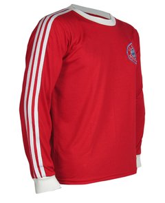 Camisa Bayern de Munique retrô anos 80 manga longa + Brinde Exclusivo na internet