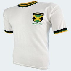 Camisa Retrô Jamaica Branca "Reggae Boys" + Brinde Exclusivo na internet