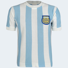 Camisa Argentina Retrô 1986 Home Maradona + Brinde Exclusivo