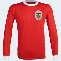 Camisa Retrô Benfica década de 60 Manga Longa + Brinde Exclusivo