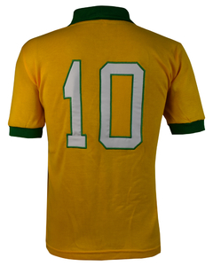 Camisa Brasil Retrô 1958 Amarela + Brinde Exclusivo - Autêntica Retrô 