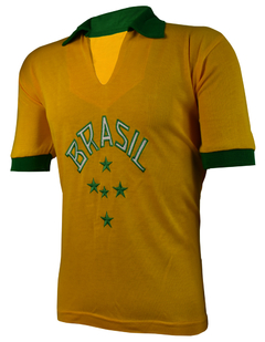 Camisa Brasil Retrô 1958 Amarela + Brinde Exclusivo - loja online