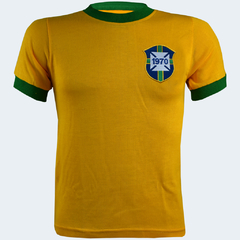 Camisa Brasil Retrô Anos 70 + Brinde Exclusivo