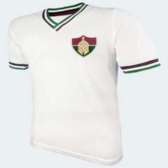 Camisa Retrô o Guerreiro Tricolor Branca + Brinde Exclusivo na internet
