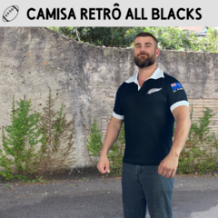 Camisa Retrô Rugby All Blacks 1987 + Brinde Exclusivo - comprar online
