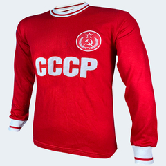 Camisa Retrô União Soviética CCCP Vermelha Manga Longa + Brinde Exclusivo - Autêntica Retrô 