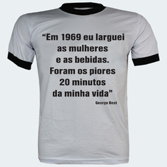 Camiseta Lendas Nunca Pausam: 20 Minutos Memoráveis - A Sabedoria de George Best + Brinde Exclusivo