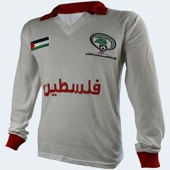 Camisa Palestina branca manga longa estilo Retrô + Brinde Exclusivo - comprar online