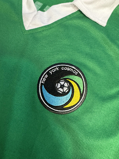 Camisa Cosmos NY Pele Retrô Verde 1977/78 + Brinde Exclusivo - Autêntica Retrô 