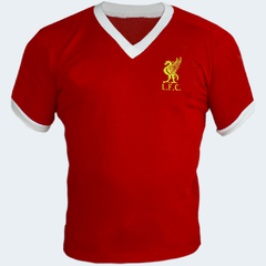Camisa Retrô Liverpool gola em V + Brinde Exclusivo