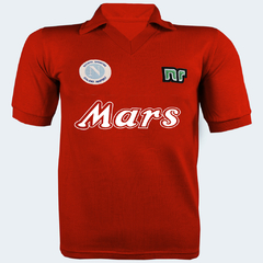Camisa Napoli Mars Vermelha Maradona + Brinde Exclusivo