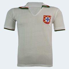 Camisa Portugal Retrô 1972 Branca + Brinde Exclusivo