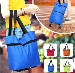 BOLSA PLEGABLE CON RUEDAS