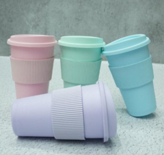 VASO TÉRMICO CON FAJA Y TAPA FULL PASTEL - tienda online